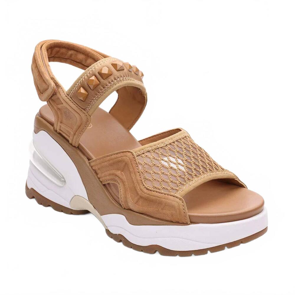 NEW ASH women's diva wedge sandal in moka mou